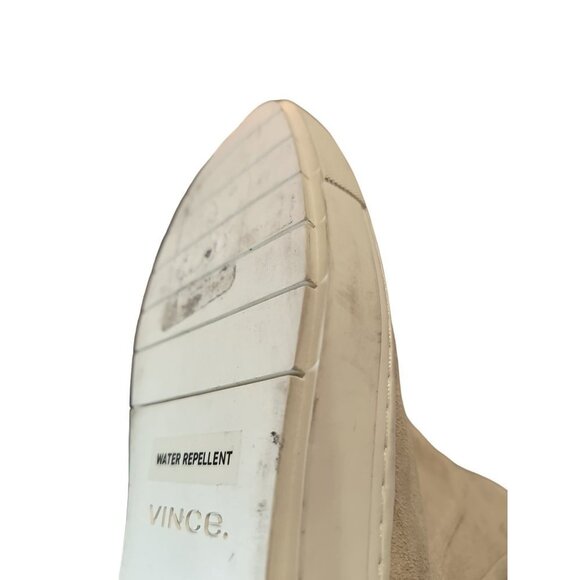 Vince Suede Ankle Chelsea Boots Water Resistant Woman's size 6.5 New with scuffs - Picture 6 of 6